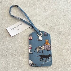 Vera Bradley Cat Print Luggage Tag